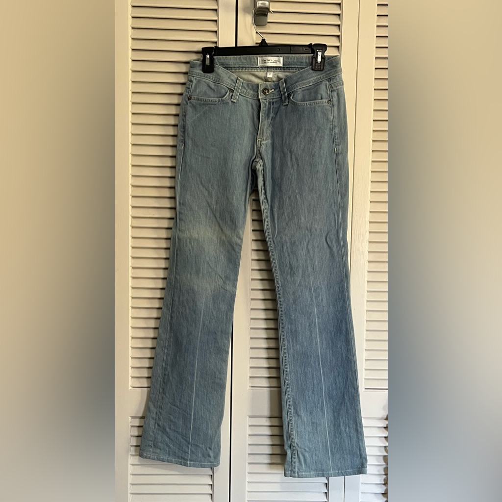 Habitual Bootcut Jeans Size 27 Embroidered Pocket Denim